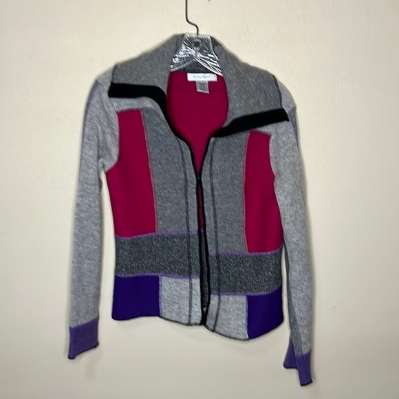 Nine West 100% Lambswool Cardigan Sweater - Picture 4 of 9